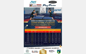 Tournoi National B René REY Elancourt 2026